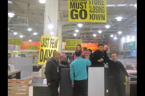 Comet's Tottenham Hale store closed today